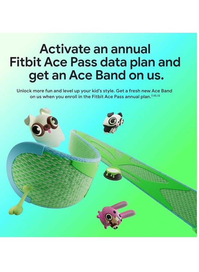 Fitbit Google Ace LTE - Kids Smartwatch with Call, Message, GPS, and Activity-Based Games, Ace Pass Data Plan Required - Spicy - Moovin - Image 2