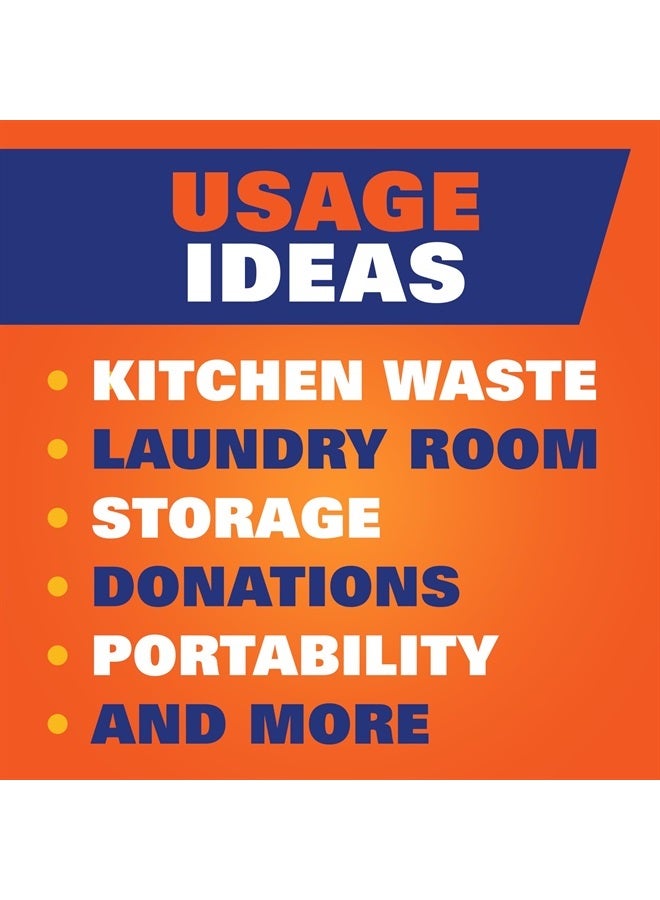 Hefty Strong Tall Kitchen Trash Bags, Unscented, 13 Gallon, 90 Count, White,Packaging may vary - Image 5