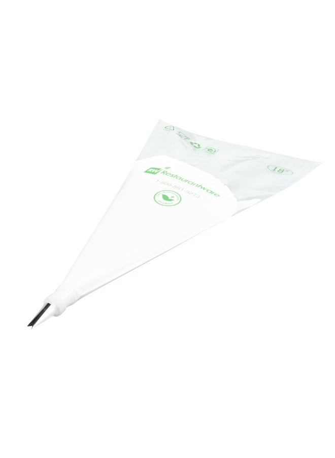 Restaurantware فوهة تزيين المعجنات تك ورقة، 1 فوهة أنابيب قابلة لإعادة الاستخدام - #366، مقاومة للانبعاج، فوهة تزيين كعكة من الفولاذ المقاوم للصدأ، آمنة للغسل في غسالة الصحون، تزيين الكب كيك، الكعك، أو البسكويت - Image 2