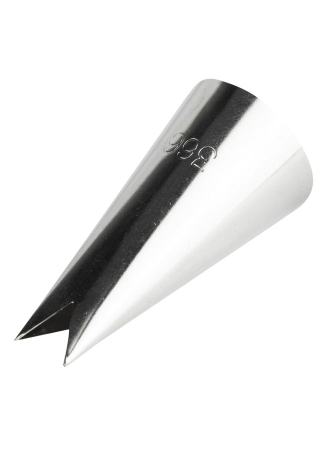 Restaurantware فوهة تزيين المعجنات تك ورقة، 1 فوهة أنابيب قابلة لإعادة الاستخدام - #366، مقاومة للانبعاج، فوهة تزيين كعكة من الفولاذ المقاوم للصدأ، آمنة للغسل في غسالة الصحون، تزيين الكب كيك، الكعك، أو البسكويت - Image 1