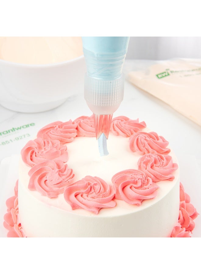 Restaurantware فوهة تزيين المعجنات تك ورقة، 1 فوهة أنابيب قابلة لإعادة الاستخدام - #366، مقاومة للانبعاج، فوهة تزيين كعكة من الفولاذ المقاوم للصدأ، آمنة للغسل في غسالة الصحون، تزيين الكب كيك، الكعك، أو البسكويت - Image 4