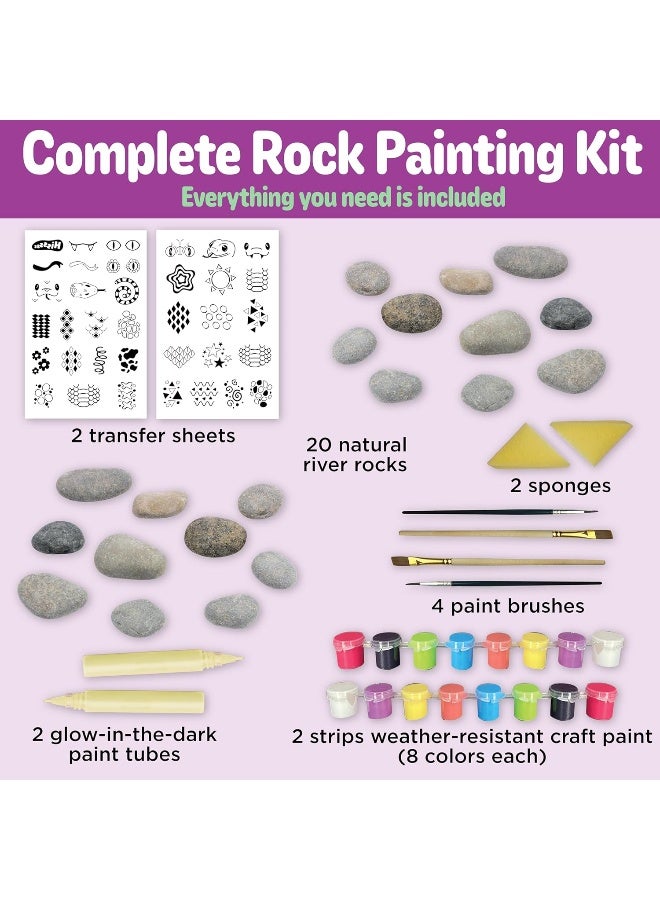Creativity for Kids Rock Snake Bucket Kit - DIY Craft for Kids (Ages 6+) - Create 20 Colorful Smooth Stones - Image 3