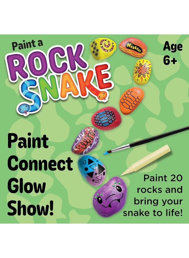 Creativity for Kids Rock Snake Bucket Kit - DIY Craft for Kids (Ages 6+) - Create 20 Colorful Smooth Stones - Image 2