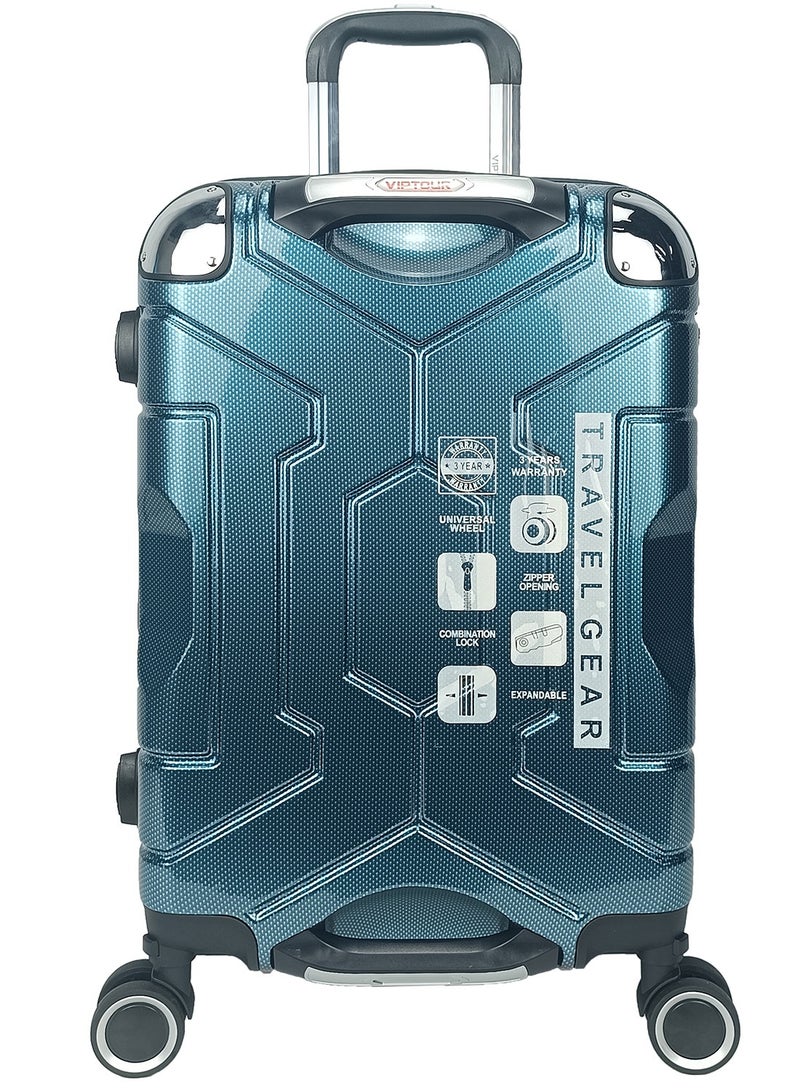 VIPTOUR Trolley Luggage Set of 3 PCS TPC Hard Side Spinner Wheels with TSA Lock - Image 2