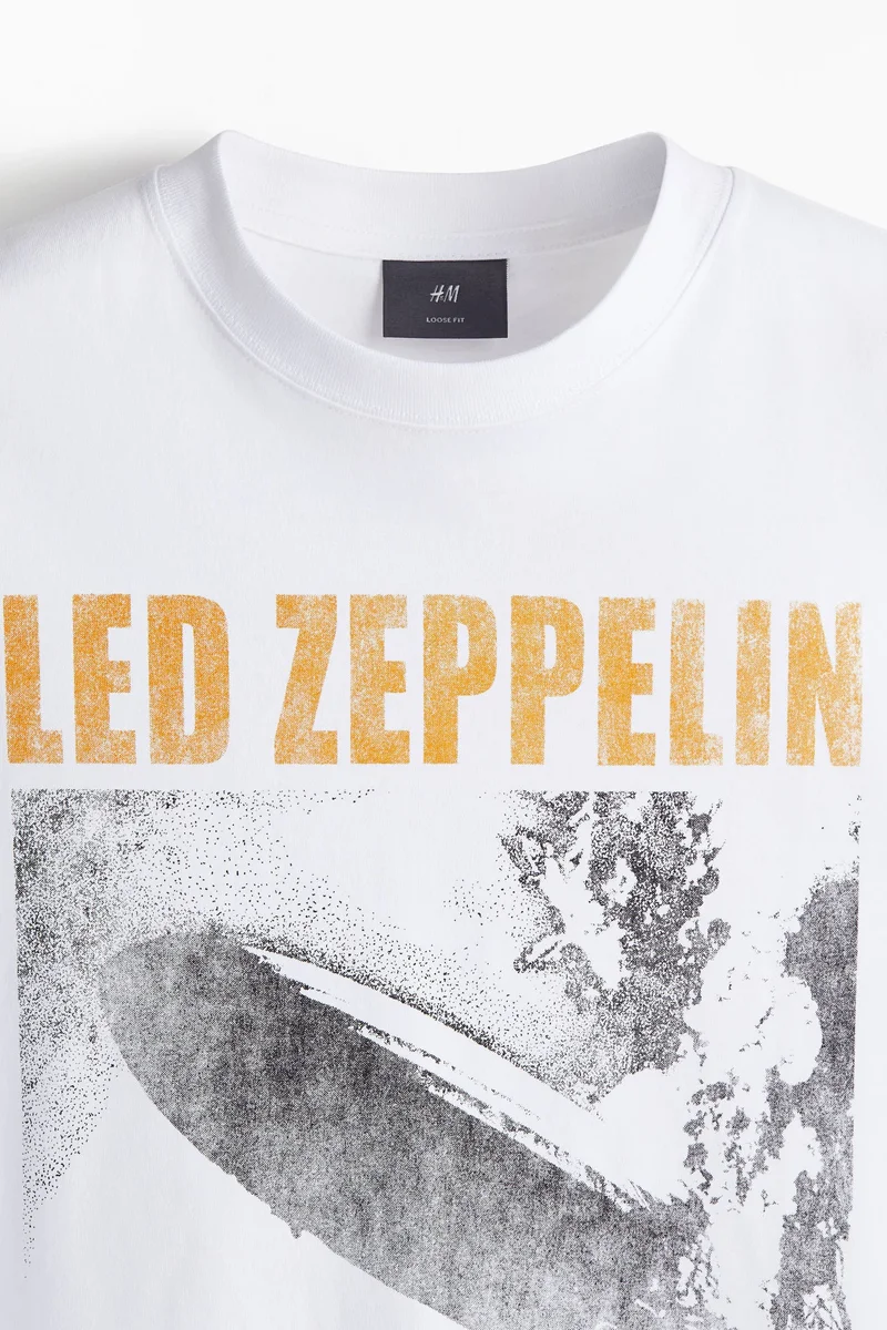 H&M Loose Fit Printed T-shirt