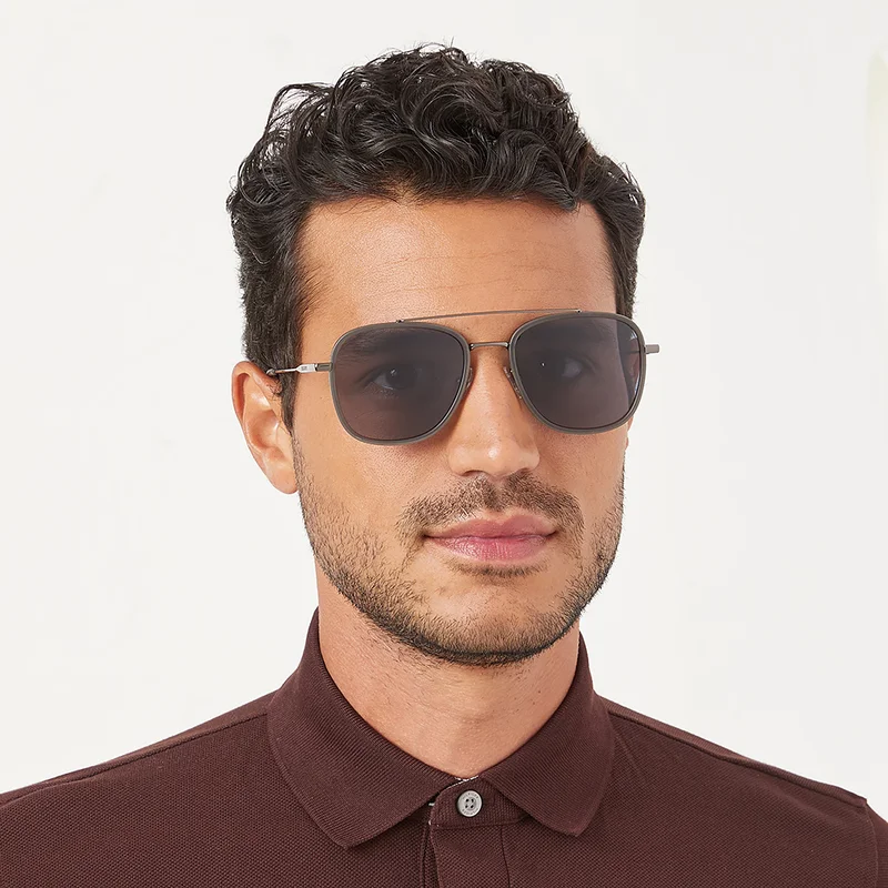 30 سندايز Men's نظارة شمسية 30Sundays SQUARED AWAY - Aviator - بإطار كامل للرجال