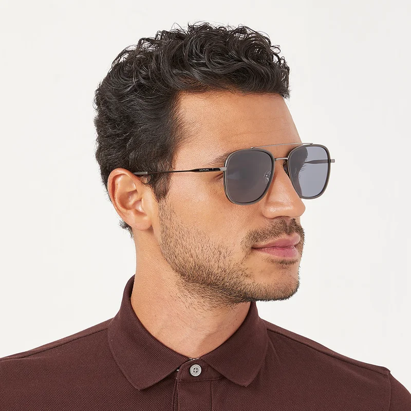 30 سندايز Men's نظارة شمسية 30Sundays SQUARED AWAY - Aviator - بإطار كامل للرجال