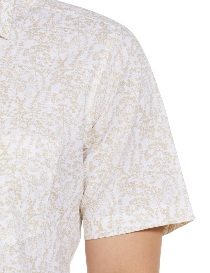 Van Heusen Men's Regular Fit Shirt (VHSHFCUBC42776_Beige - Image 4