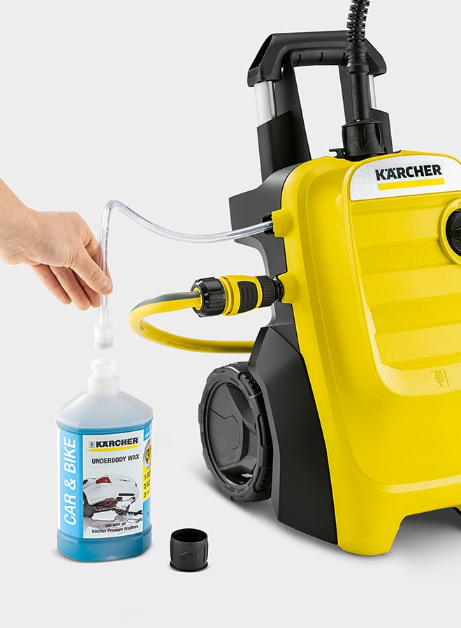 KARCHER 230V High Pressure Washer, 130 Bar, 1800W, Water-cooled Motor, Heavy Duty Karcher K4 Compact Yellow & Black - Image 1
