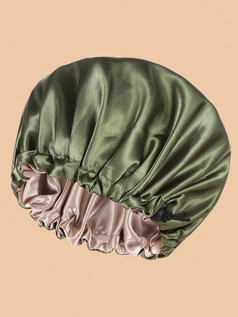Double Layer Satin Sleep Bonnet – Keeps Hair Healthy & Shiny - Image 1