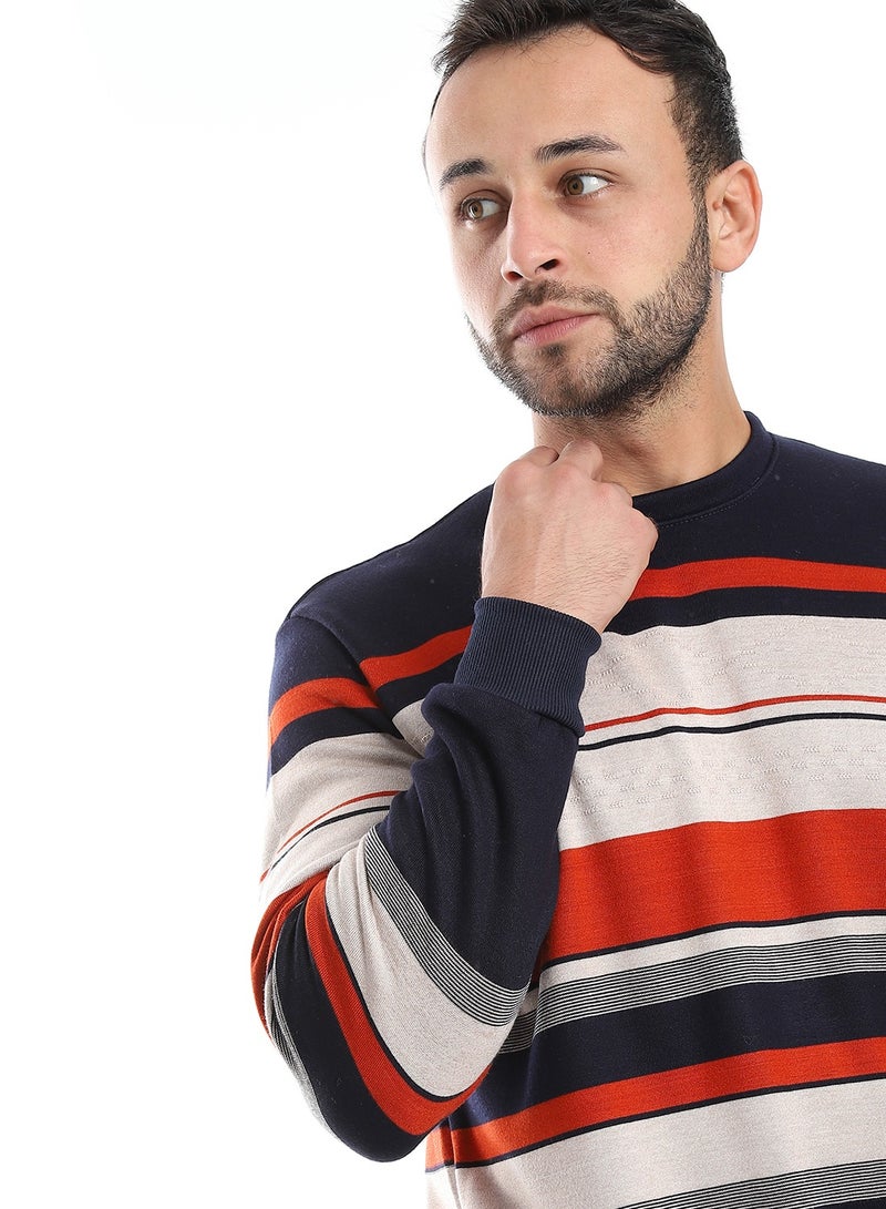 Caesar Mens Sweat Shirt With Round Neck  - Image 3