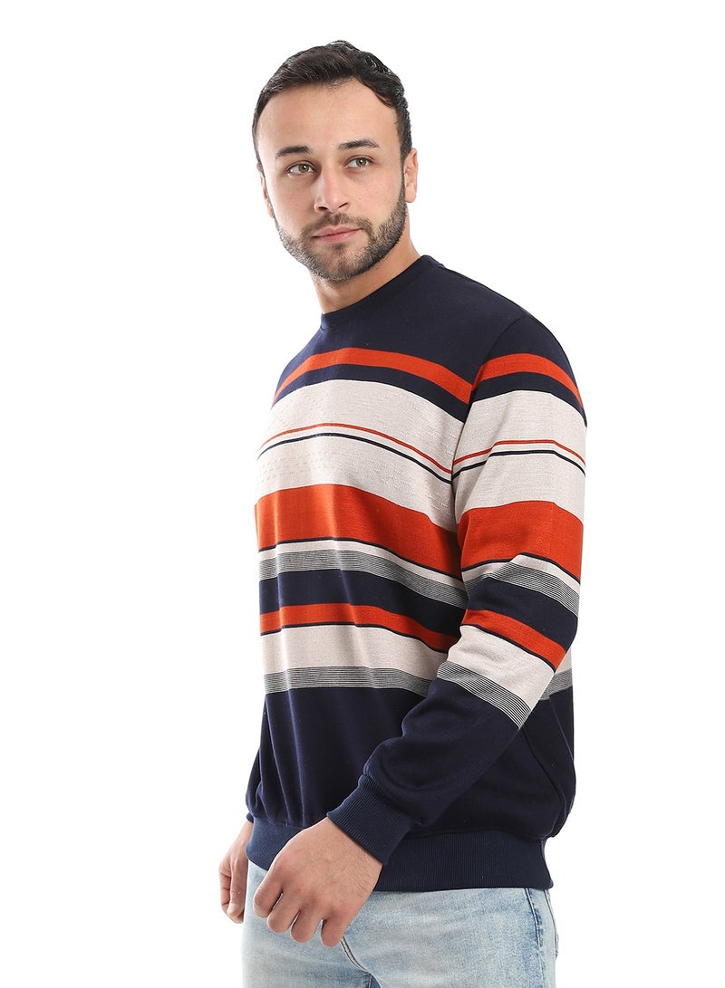 Caesar Mens Sweat Shirt With Round Neck  - Image 2
