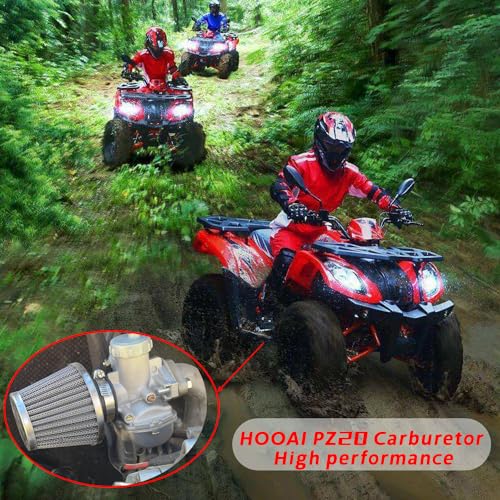 HOOAI PZ20 Carburetor for Kazuma Baja 50cc 70cc 90cc 110cc 125cc TaoTao Coolster 110B NST SunL Chinese Quad 4 Stroke ATV 4 Wheeler Go Kart Dirt Bike - Image 4