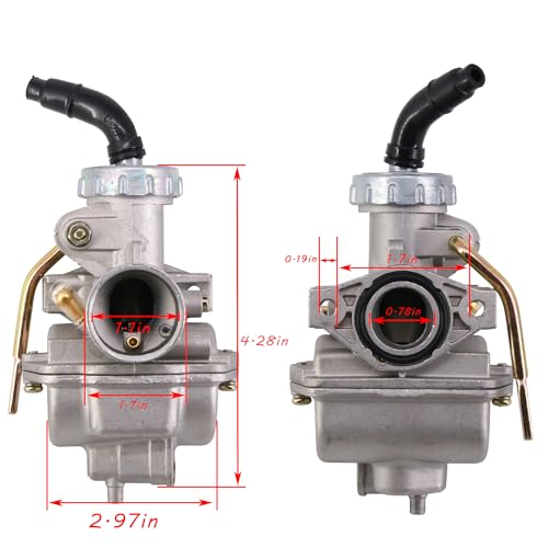 HOOAI PZ20 Carburetor for Kazuma Baja 50cc 70cc 90cc 110cc 125cc TaoTao Coolster 110B NST SunL Chinese Quad 4 Stroke ATV 4 Wheeler Go Kart Dirt Bike - Image 2