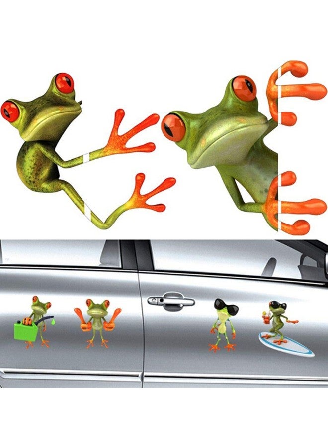 RAYNAG 3D Cute Peep Frog Funny Car Stickers Truck Window Vinyl Decal Graphics Sticker Adorable Office Desk Decorations 10 Pieces(Random) - Image 5