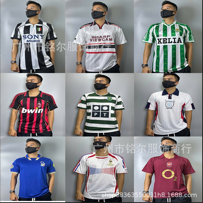 Football Uniform Lisbon Asen Huangma Slow Union Paris Celtic Ac Juve Spain Vintage Jersey - Image 2