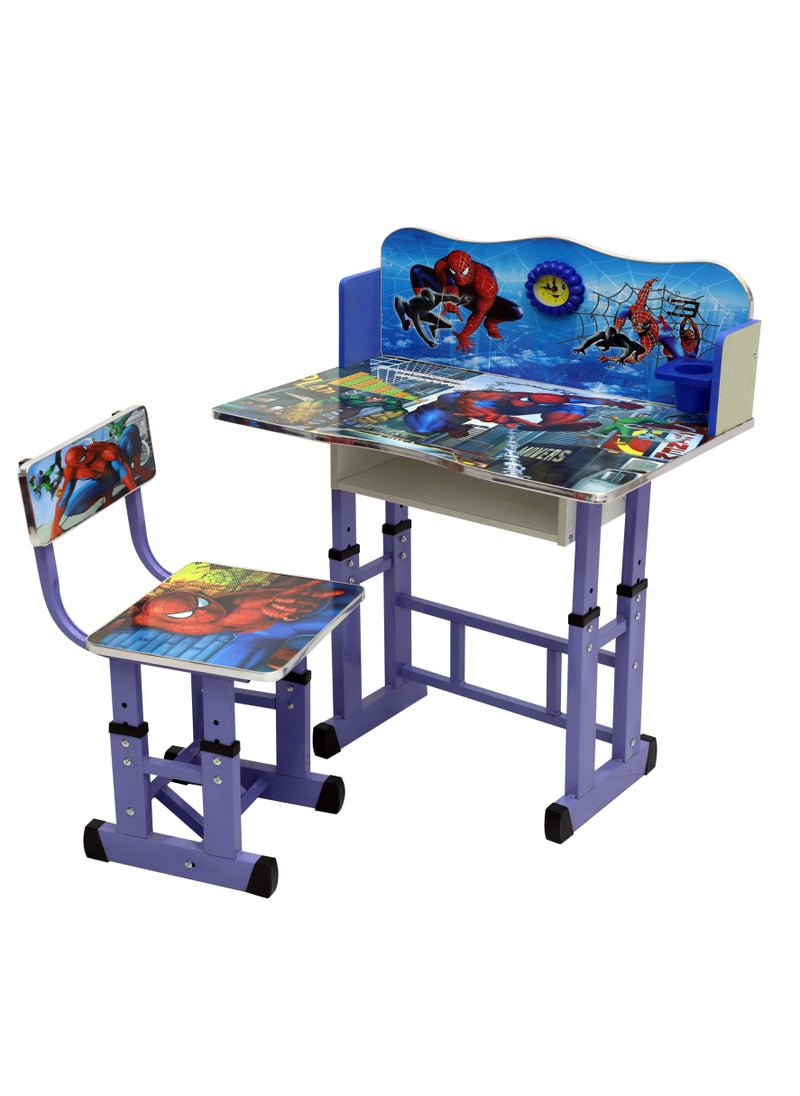 Multi Home Furniture - MULTI HOME FURNITURE Adjustable Height Study Education Table and Chair Ser For Kids MH-ST22 blue - Image 1