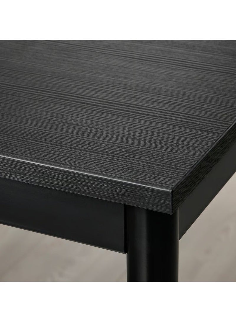 Selecto Hub Dining Table, Sturdy Metal Frame Durable Tabletop, Black, 67 x 67 cm - Image 5