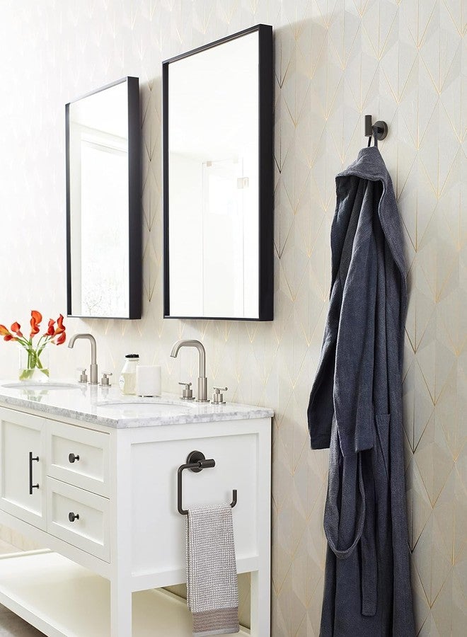 أميروك حامل مناشف Amerock BH26541ORB | برونزي مصقول بالزيت | حامل مناشف بطول 164 مم | أروندي | حامل مناشف يدوي لجدار الحمام | مطبخ صغير | إكسسوارات الحمام - Image 2