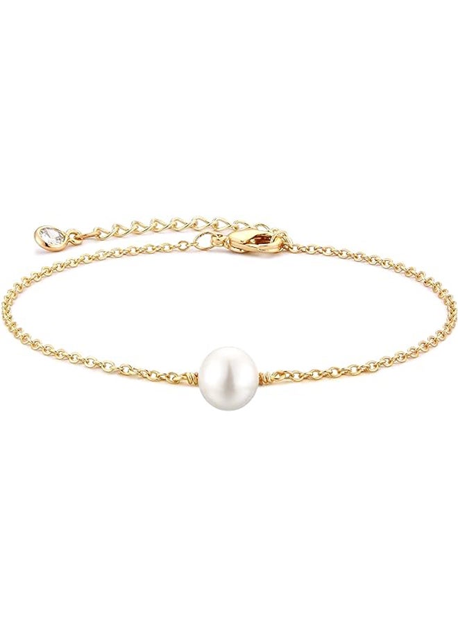 Generic - Bracelet for Women Gold Plated Chain Simple Jewelry Cute for Girls Model C - Image 1