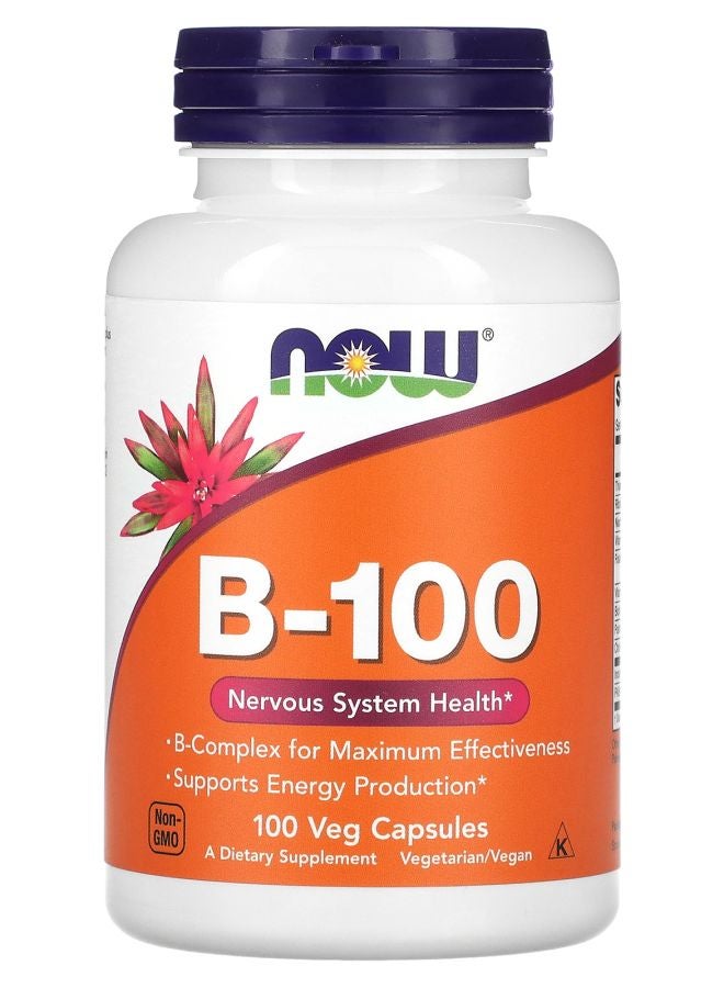 now B-100 100 Veg Capsules