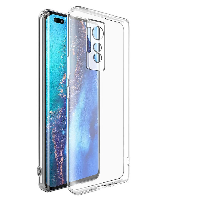 Casotec غطاء خلفي شفاف كريستالي من كاسوتيك لتكنو فانتوم X 4G | نتوءات مرتفعة لحماية الكاميرا والشاشة | غطاء خلفي ناعم من السيليكون الشفاف لتكنو فانتوم X 4G (TPU | شفاف) - Image 5