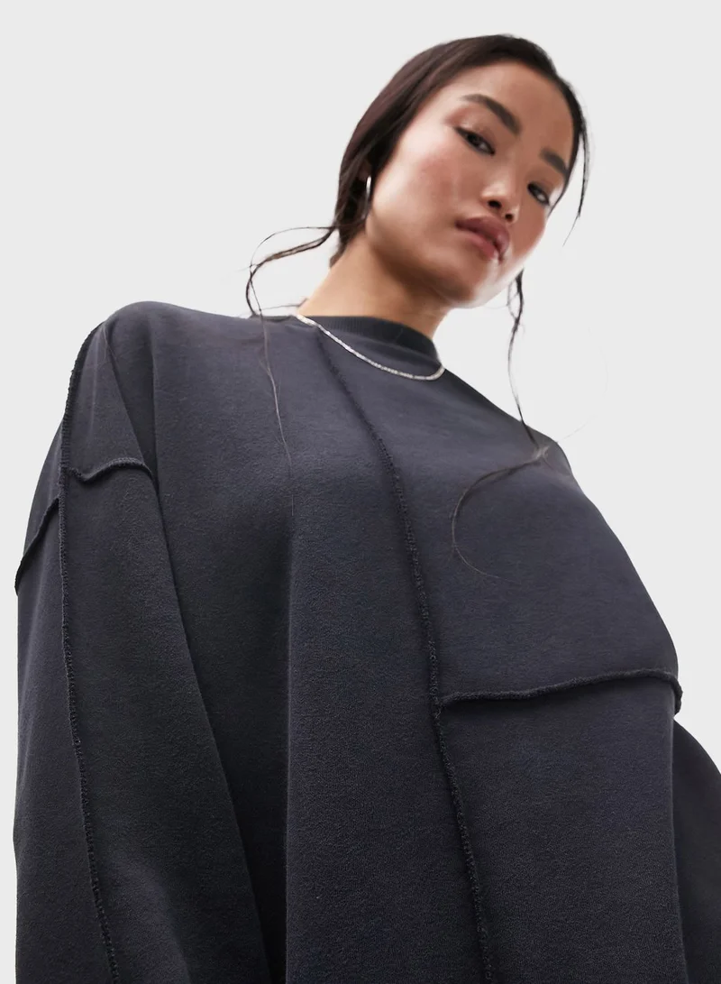 TOPSHOP Knitted Crop Sweater