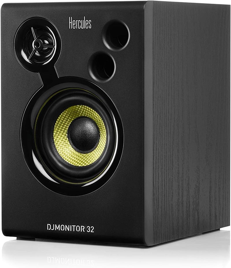 Hercules DJMonitor 32: 2 x 15 watts RMS active monitoring speakers,Black - Image 4