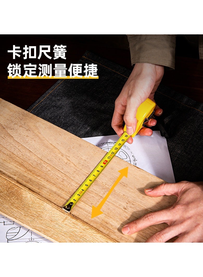 Deli 8202 Steel Measure Tape, 3m × 13mm, Yellow – Ideal for Office and Home Measurements - Image 3