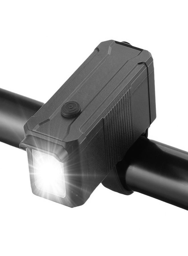 Qisan Bike Headlight 80Lumens Bike Light 3 Modes USB Rechargeable Waterproof Safety Bikes Front Light for Road, Mountain, Night Riding | Safety Cycling Accessories for Road, Mountain & Cycling - Black - Image 1
