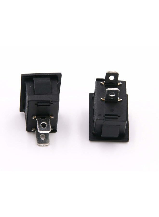 RuoFeng 10 Pcs AC 6A/250V 10A/125V 2 Solder Lug SPST On/Off Mini Boat Rocker Switch Car Auto Boat Round Rocker 2Pin Toggle SPST Switch Snap - Image 5