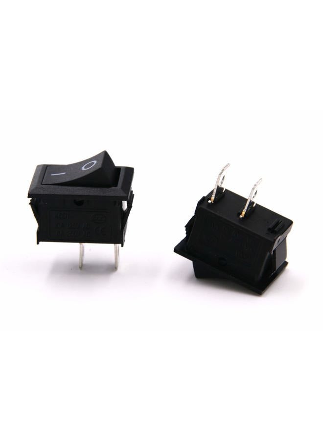 RuoFeng 10 Pcs AC 6A/250V 10A/125V 2 Solder Lug SPST On/Off Mini Boat Rocker Switch Car Auto Boat Round Rocker 2Pin Toggle SPST Switch Snap - Image 3