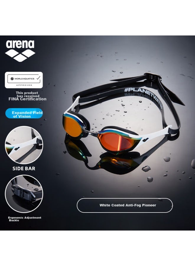 arena نظارات السباحة من أرين، عالية الدقة ومضادة للضباب، نظارات سباحة تنافسية للرجال والنساء، تدريب احترافي للبالغين، نظارات سباحة مطلية، معتمدة من LSI - Image 1