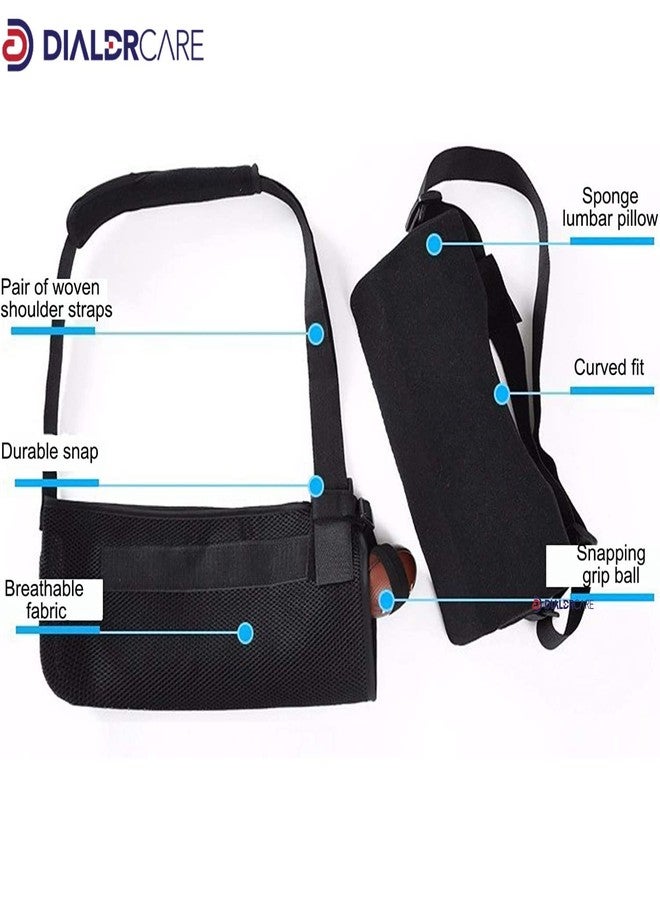 DIALDRCARE Arm Sling Support for Shoulder, Elbow, Wrist & Arm Injury – Adjustable & Comfortable Arm Sling (ARM HOLDER 2) - Image 2