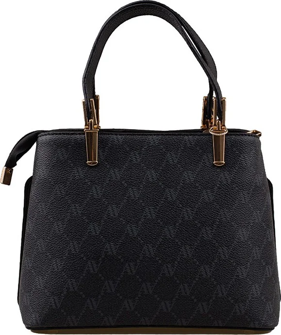 ARMINE Black Dotted Classic Women's Handbag