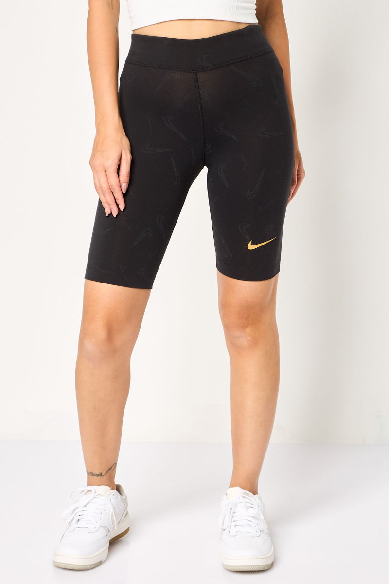 Nike Women Tight Fit Outdoor Shorts, Black - Image 1
