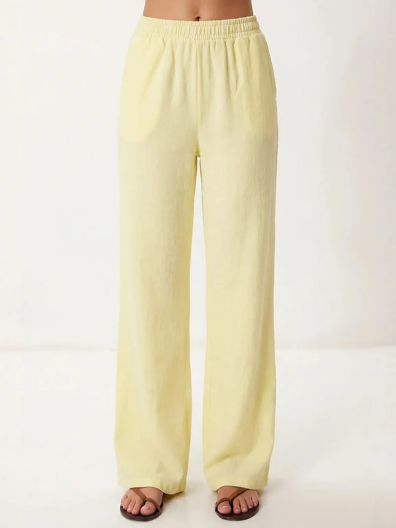 السعادة في إسطنبول ISTANBUL Sleeveless Blouse And Wide-leg Trouser Coord