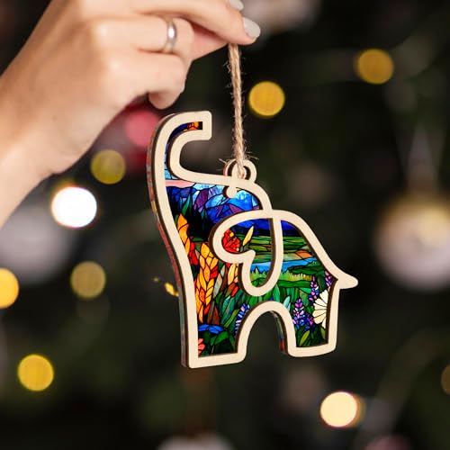 Sensemory Best Friend Birthday Gifts, Friendship Elephant Ornament, Elephant Gift for Women, Unique for Friends, Birthday for Friends (Purple) - Image 5