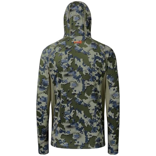 BASSDASH UPF 50 Mens Hunting Shirts with Mask Long Sleeve Camo Fishing Hoodie - Image 3
