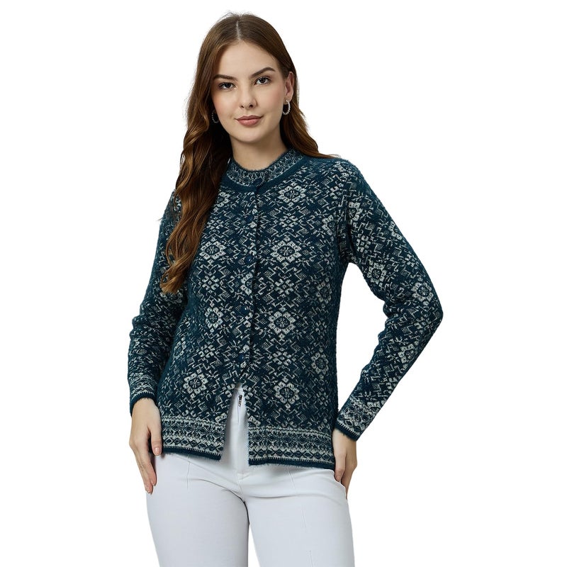 Duke Women Front Open Short Cardigan - Image 4