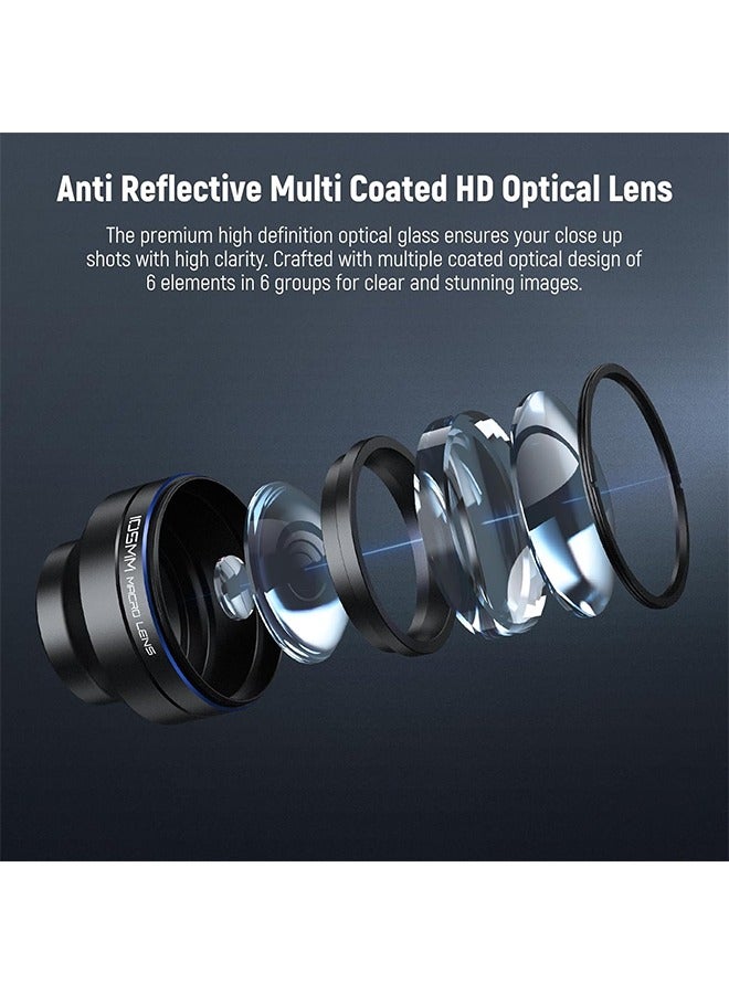 Neewer NEEWER 105mm Macro Lens with 17mm Thread Phone Lens Clip & 67mm Filter Adapter Ring, Suitable for Mobile Macro Photography, LS-26 PRO  - Image 5