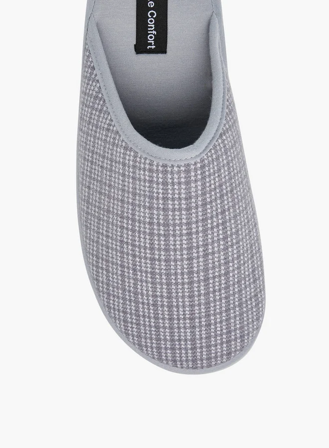 لو كونفورت Checked Bedroom Slippers