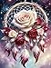 Mrnsiet Dream Catcher Counted Cross Stitch Kits for Adults Flowers Stamped Cross Stitch Kits for Beginners Needlepoint CrossStitch Patterns Embroidery Kits Arts and Crafts for Home Decor 1216 Inch - Image 3