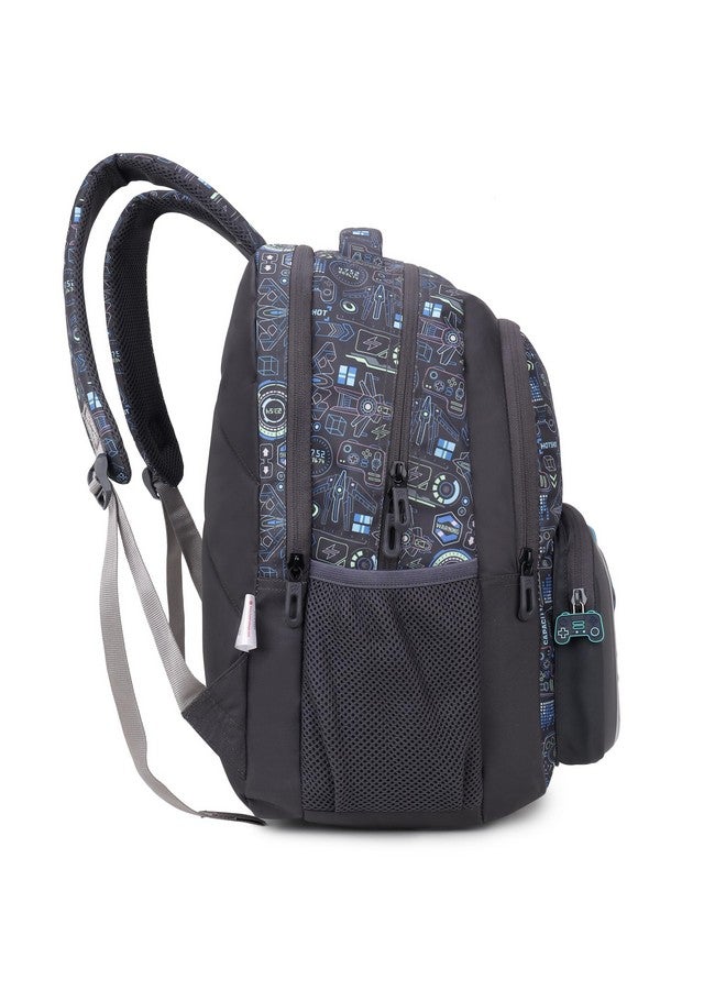 HOT SHOT BAG GAMER_1446|3D EMBOSSED DESGIN|SCHOOL BAG|TUTUION|KIDS & CHILDRENS BACKPACK|WATER RESISTANT|18 INCH|FOR BOYS & GIRLS|32 LITERS BACKPACK - Image 5