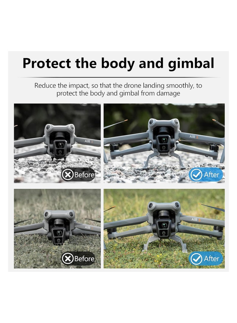 Landing Gear for DJI Air 3  A foldable leg extension kit for DJI Air 3 Fly More combo drone accessories - Image 2