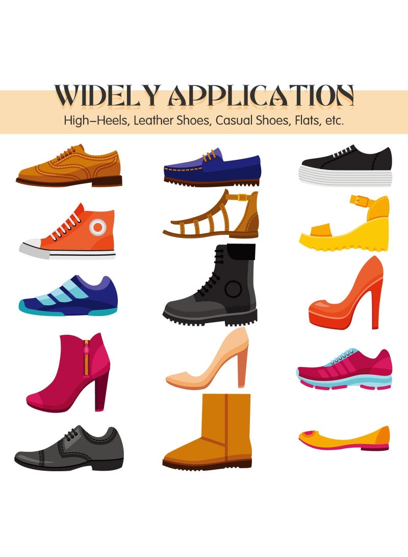 Sweet seven Anti-Slip Heel Grips Liner Cushions Inserts - 6 Pairs for Women and Men, Microfiber Leather Heel Pads for Perfect Shoe Fit, Prevent Blisters and Heel Slipping - Image 5