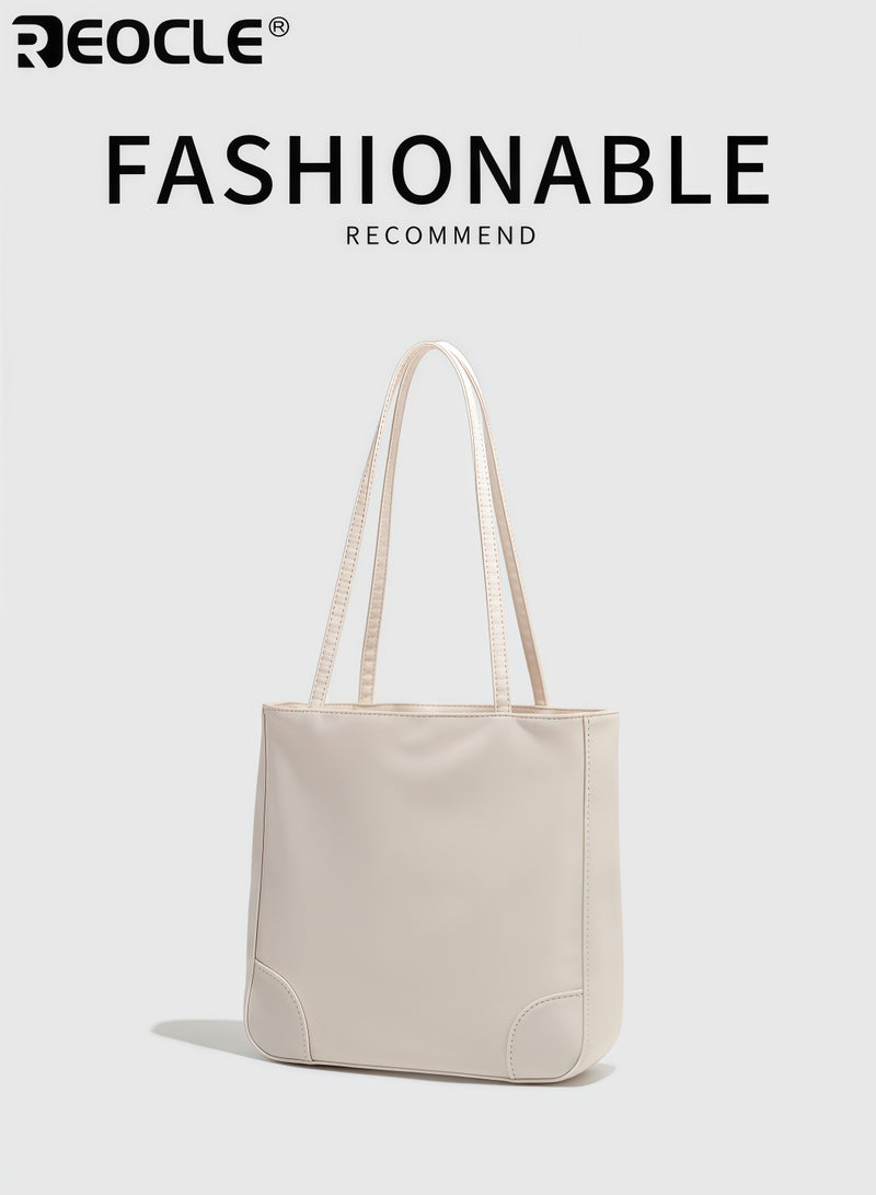 REOCLE Women's Durable Oxford Cloth Work Tote Bag with Multiple Pockets Practical Ladies Shoulder Handbag for Office - Image 2