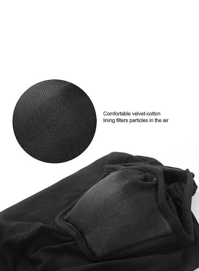 Hugifts Black Breathable Mesh Full Face Cycling Mask, Windproof UV Protection Neck Gaiter for Motorcycle Outdoor Sports - Image 5
