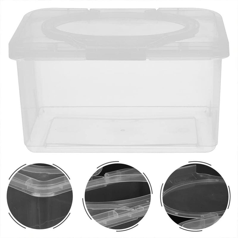 Sewroro 2pcs Wipes Dispenser Transparent Tissue Box Holder Baby Wipe Holder Refillable Wipe Container Case for Home Office - Image 4