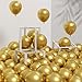 Awenztech 120pcs 5 inch Metallic Gold Balloons Small Chrome Gold Latex Balloons for Graduation Engagement Wedding Birthday Party Decorations - Image 3